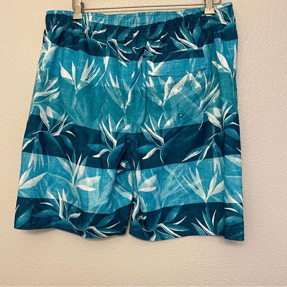 Laguna originals Mens Board swim beach Trunks Shorts Aqua teal blue drawstring L - Picture 6 of 8